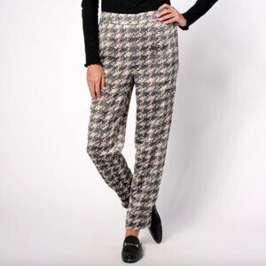 Isaac Mizrahi Live! Regular Stretch Sateen Cargo Pants , Gray Sz a624659